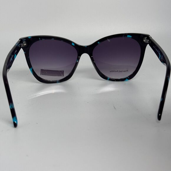 BCBGMAXAZRIA Sunglasses FLAWLESS BLACK‎ MULTI Purple Lenses H16605 main image 5